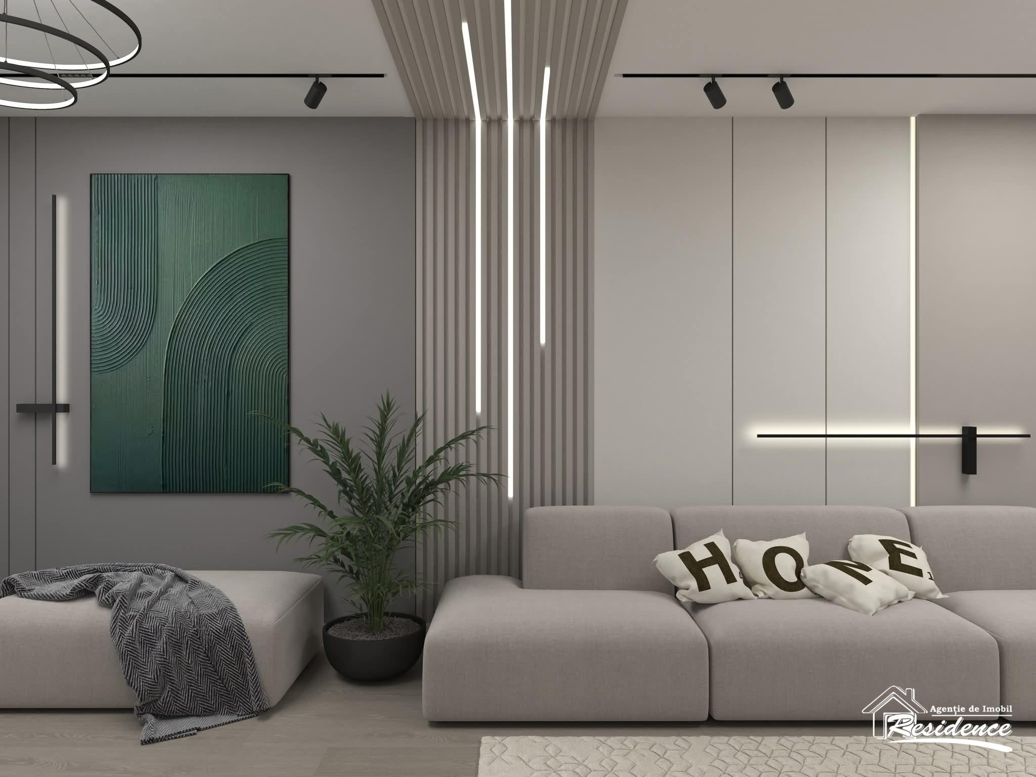 Apart.cu 1 odaie, et.8/9, bloc nou, reg. jubileu